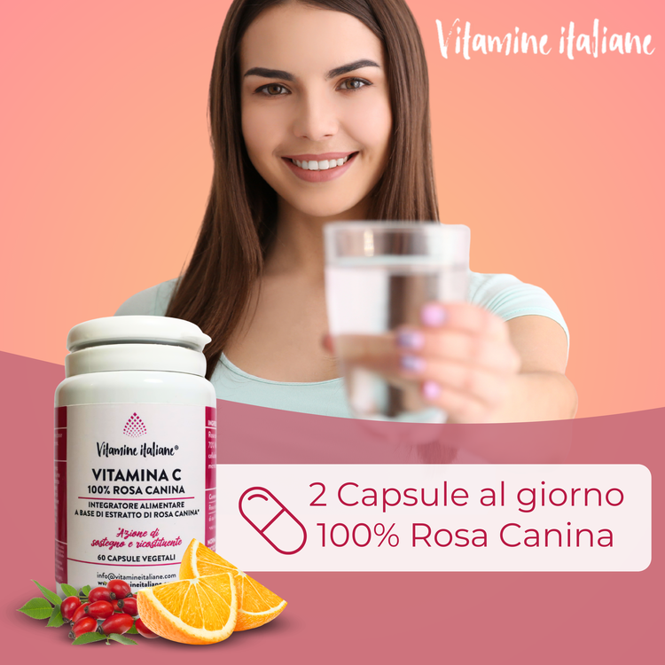 VITAMINA C. ROSA CANINA