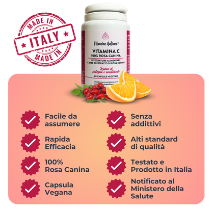 VITAMINA C. ROSA CANINA