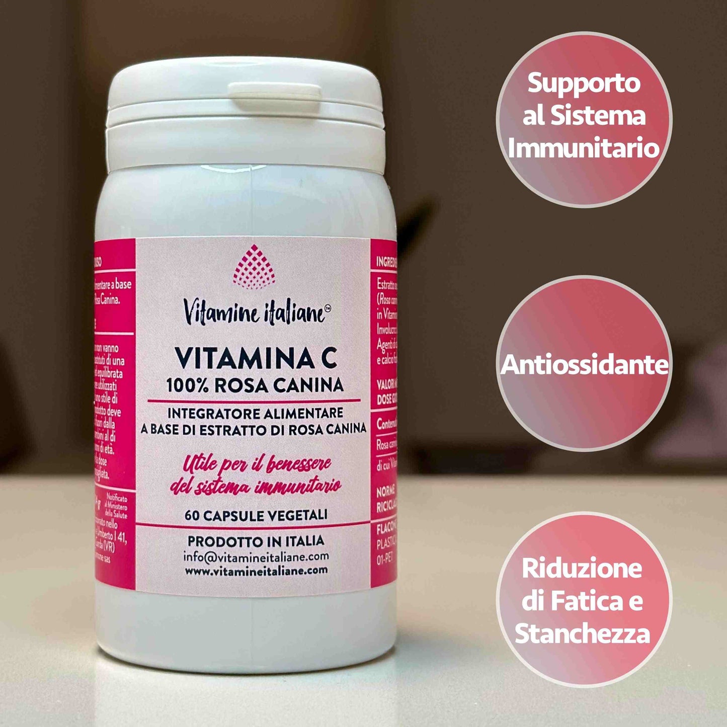 VITAMINA C. ROSA CANINA