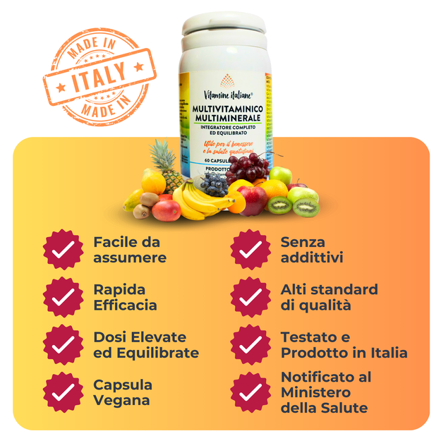 perchè scegliere il nostro multivitaminico