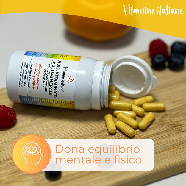 multivitaminico, dona equilibrio fisico e mentale