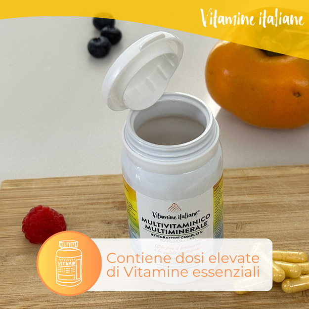 multivitaminico completo con dosi elevate di vitamine e minerali
