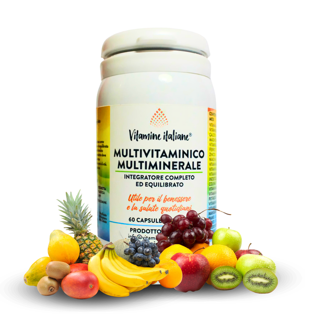 multivitaminico completo ed equilibrato con vitamine e minerali