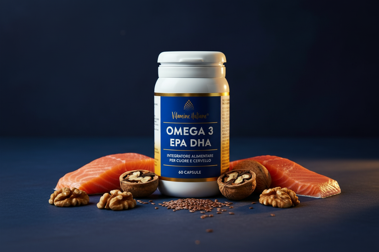 Omega 3 - Immagine con testo